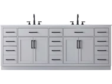 Elegant Lighting Alden Grey 84" Vanity EGVF29784DGR