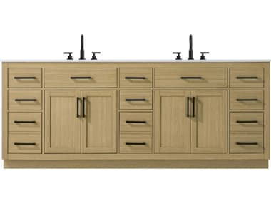 Elegant Lighting Alden Honey Brown 84" Vanity EGVF29784DMHB