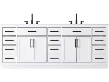 Elegant Lighting Alden White 84" Vanity EGVF29784DWH