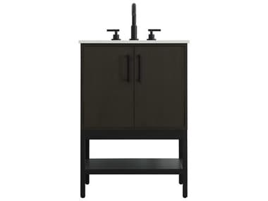 Elegant Lighting Lennox Mocha Brown 24" Vanity EGVF60724MMB