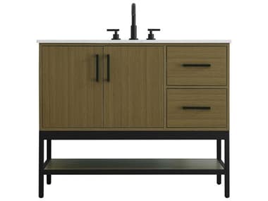 Elegant Lighting Lennox Chestnut Brown 42" Vanity EGVF60742MCB