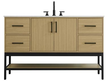 Elegant Lighting Lennox Honey Brown 54" Vanity EGVF60754MHB