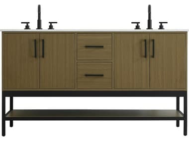 Elegant Lighting Lennox Chestnut Brown 60" Vanity EGVF60760DMCB