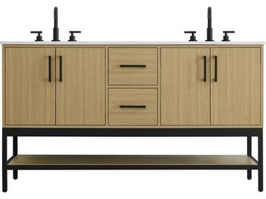 Elegant Lighting Lennox Honey Brown 60" Vanity EGVF60760DMHB