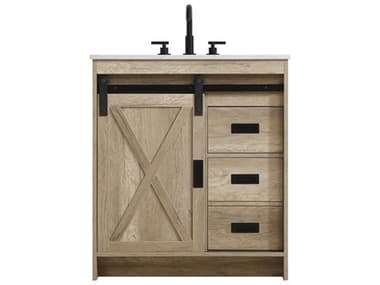 Elegant Lighting Austin Natural Oak 30" Vanity EGVF90530NT