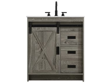 Elegant Lighting Austin Rustic Grey 30" Vanity EGVF90530RG
