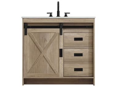 Elegant Lighting Austin Natural Oak 36" Vanity EGVF90536NT