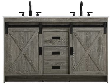 Elegant Lighting Austin Rustic Grey 54" Vanity EGVF90554DRG