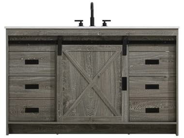 Elegant Lighting Austin Rustic Grey 54" Vanity EGVF90554RG