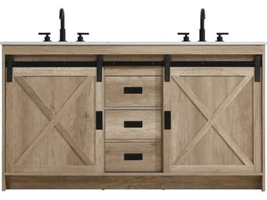 Elegant Lighting Austin Natural Oak 60" Vanity EGVF90560DNT
