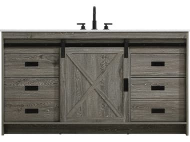 Elegant Lighting Austin Rustic Grey 60" Vanity EGVF90560RG
