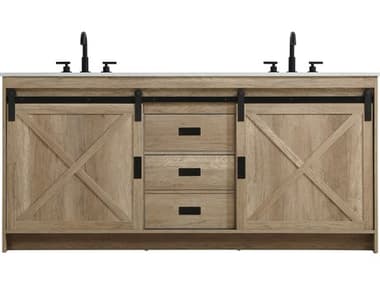 Elegant Lighting Austin Natural Oak 72" Vanity EGVF90572DNT