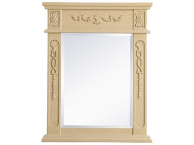 Elegant Lighting Lenora Light Antique Beige 22''W x 28''H Rectangular Wall Mirror EGVM12228LT
