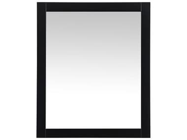 Elegant Lighting Aqua Black 30''W x 36''H Rectangular Wall Mirror EGVM23036BK