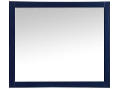 Elegant Lighting Aqua Blue 42''W x 36''H Rectangular Wall Mirror EGVM24236BL