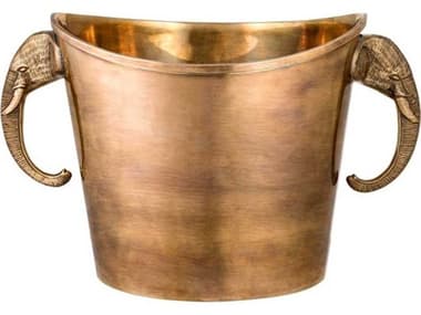 Eichholtz Maharaja Vintage Brass Wine Cooler EIC110267