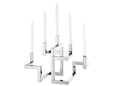 Eichholtz Skyline Nickel Candle Holder EIC110269