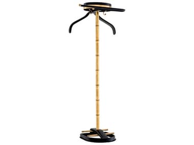 Eichholtz Mckinsey Vintage Brass Black Leath Dressboy EIC110324