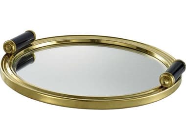 Eichholtz Grimoldi Polished Brass Tray EIC110498