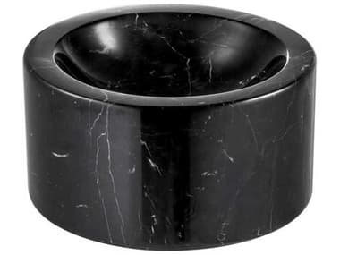 Eichholtz Conex Honed Black Marble Bowl EIC110829