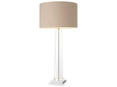 Eichholtz Oasis Clear Crystal Incl Shade Table Lamp EIC111238UL