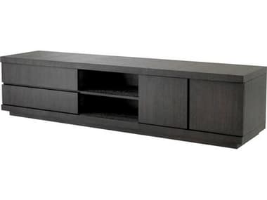 Eichholtz Crosby Charcoal Grey Oak Veneer Tv Cabinet EIC111449