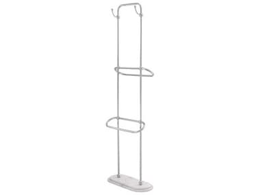 Eichholtz Lowell L Pol Ss White Marble Towel Rack EIC111884