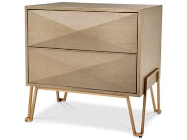 Eichholtz Highland Washed Oak Veneer Nightstand EIC112003
