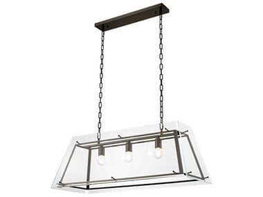 Eichholtz Azure L Bronze Bevelled Glass Chandelier EIC112075UL