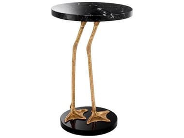 Eichholtz Lagoon Polished Brass Side Table EIC112201
