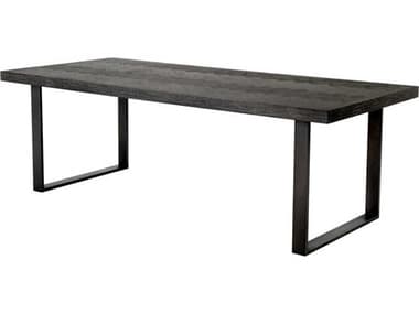Eichholtz Melchior Charcoal Oak Veneer Cm Dining Table EIC112222