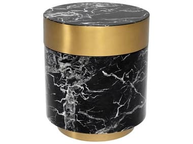 Eichholtz Caron Faux Black Marble Side Table EIC112250