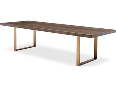 Eichholtz Melchior Brown Oak Veneer Cm Dining Table EIC112320