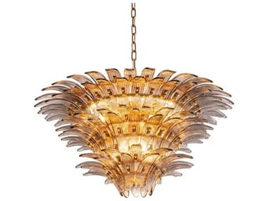 Eichholtz Italo Light Brushed Brass Chandelier EIC112395UL