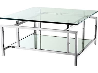 Eichholtz Superia Polished Stainless Steel Coffee Table EIC112526