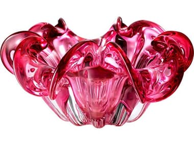 Eichholtz Triada Pink Glass Bowl EIC112570