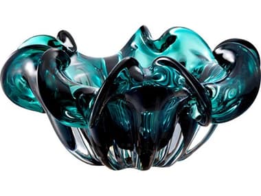 Eichholtz Triada Green Glass Bowl EIC112571