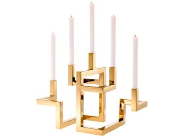 Eichholtz Skyline Brass Plated Candle Holder EIC112881