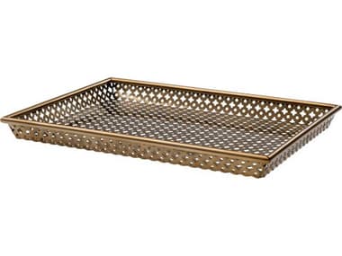 Eichholtz Sirenuse S Rectangular Antique Brass Tray EIC113071