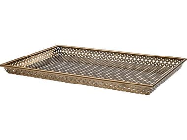 Eichholtz Sirenuse L Rectangular Antique Brass Tray EIC113072