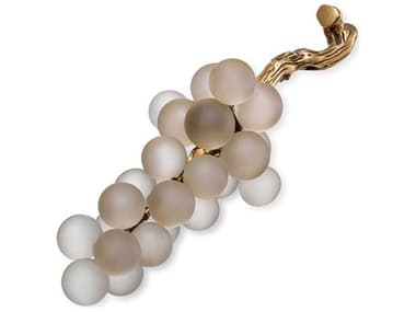Eichholtz French Grapes White Vintage Brass Object EIC113098