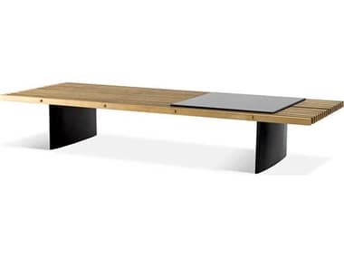Eichholtz Vauclair Brushed Brass Incl Glass Coffee Table EIC113330