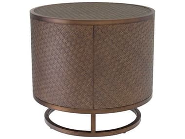 Eichholtz Napa Valley Woven Oak Veneer Side Table EIC113395
