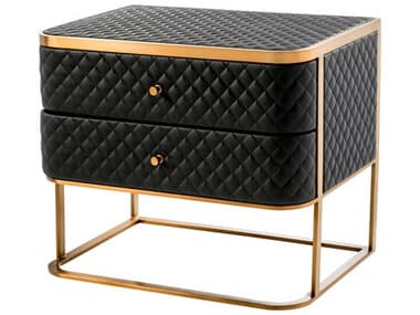 Eichholtz Monfort Brushed Brass Nightstand EIC113407