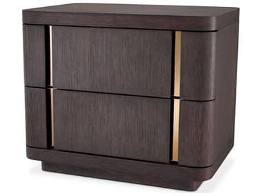 Eichholtz Modesto Mocha Oak Veneer Nightstand EIC113408