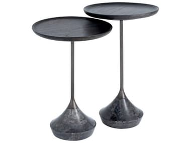 Eichholtz Puglia Grey Marble Set of 2 Side Table EIC113412
