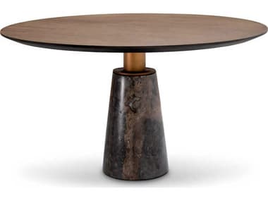 Eichholtz Genova Mocha Straight Oak Veneer Dining Table EIC113413