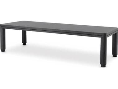 Eichholtz Atelier L Charcoal Grey Oak Veneer Dining Table EIC113765