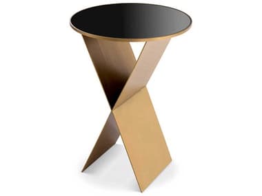 Eichholtz Fitch L Brushed Brass Side Table EIC113885