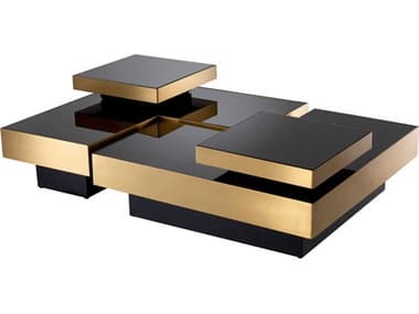 Eichholtz Nio Brushed Brass Set of 4 Coffee Table EIC113961